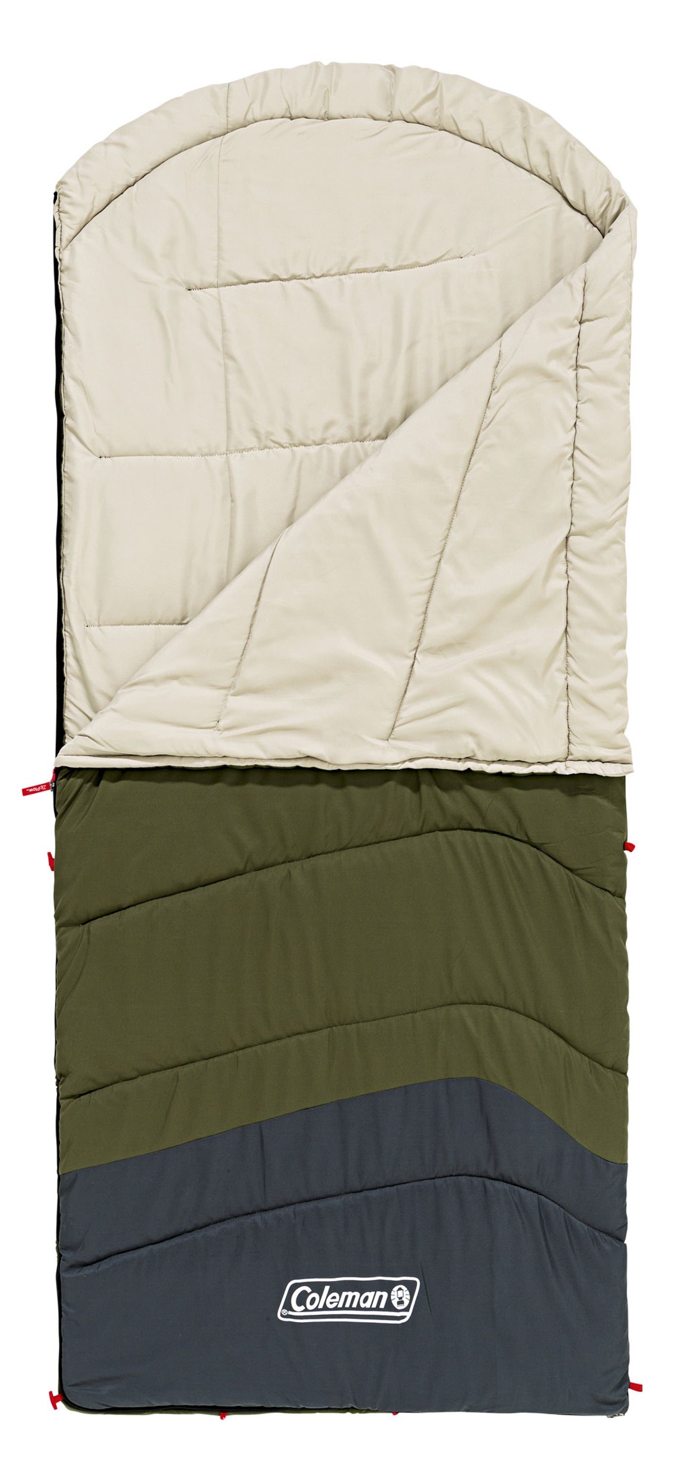 Coleman™ Mudgee Tall -5°C Sleeping Bag, Hollow Fiber Construction, Thermolock™ Draft Tube