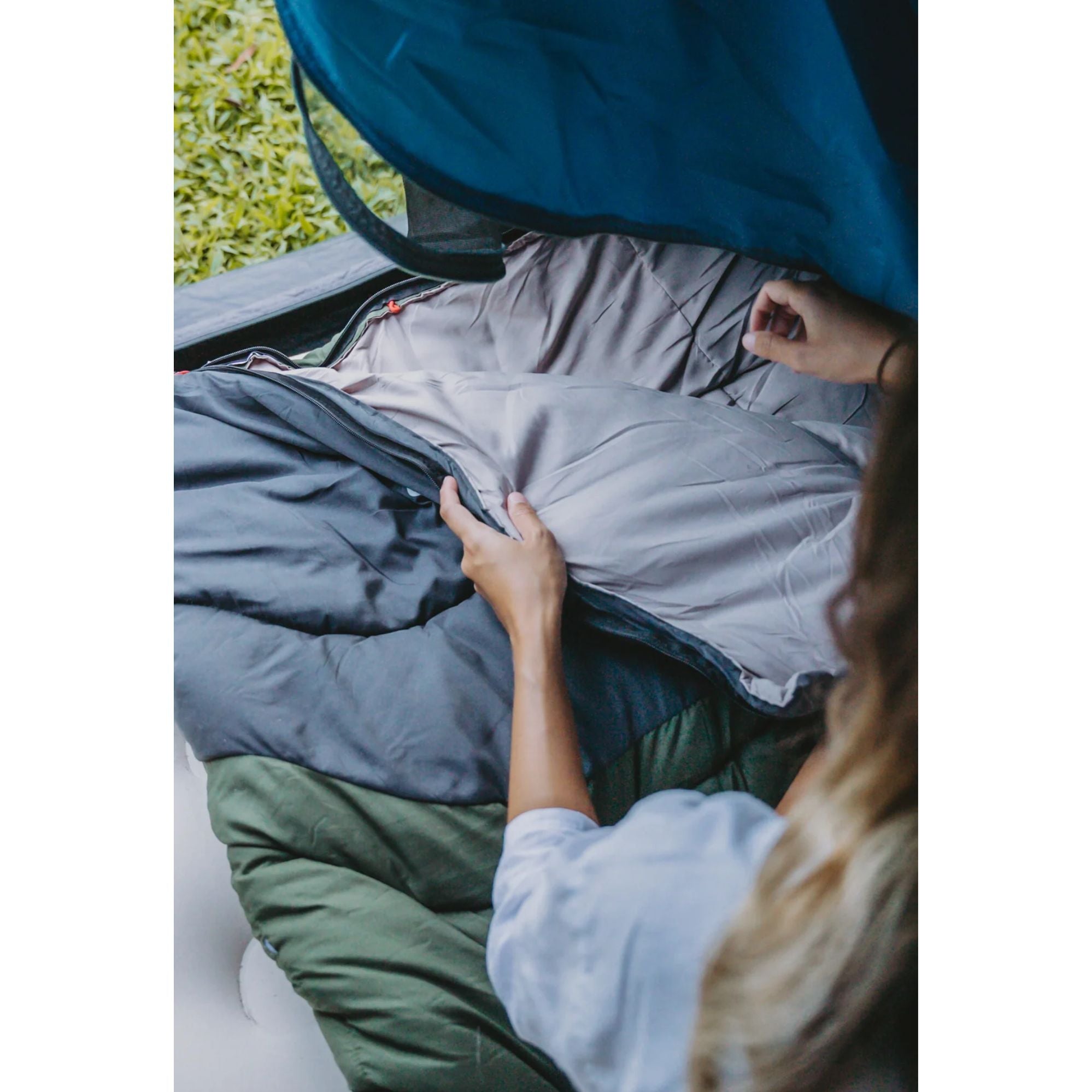 Mudgee Tall 5°C Sleeping Bag, Hollow Fiber Construction, Thermolock™ Draft Tube