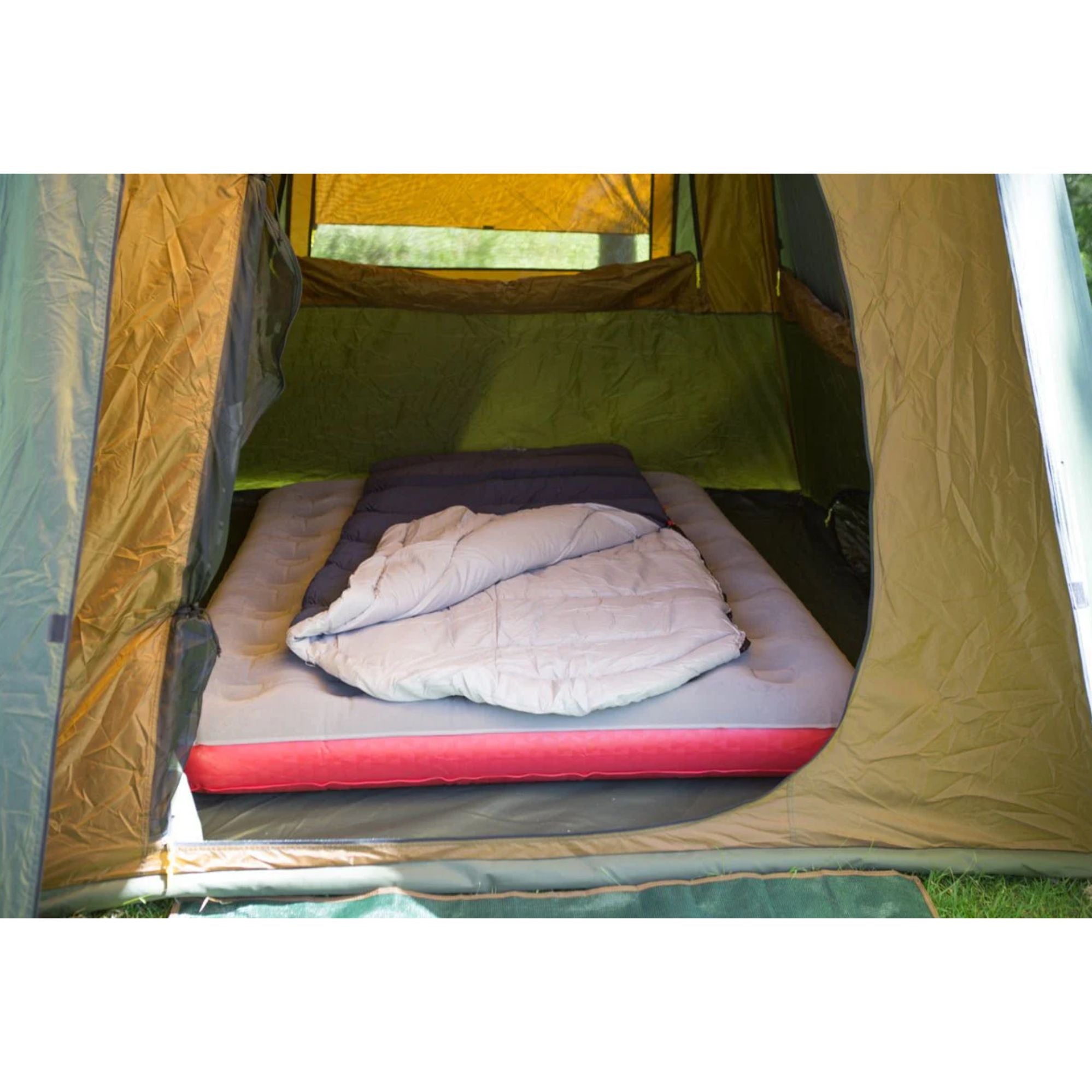 Queen Quickbed Plus Air Mattress, Heavy Duty PVC , Soft Plush Rayon Flocked Top, Double Lock Valve, 198 x 152 x 20cm