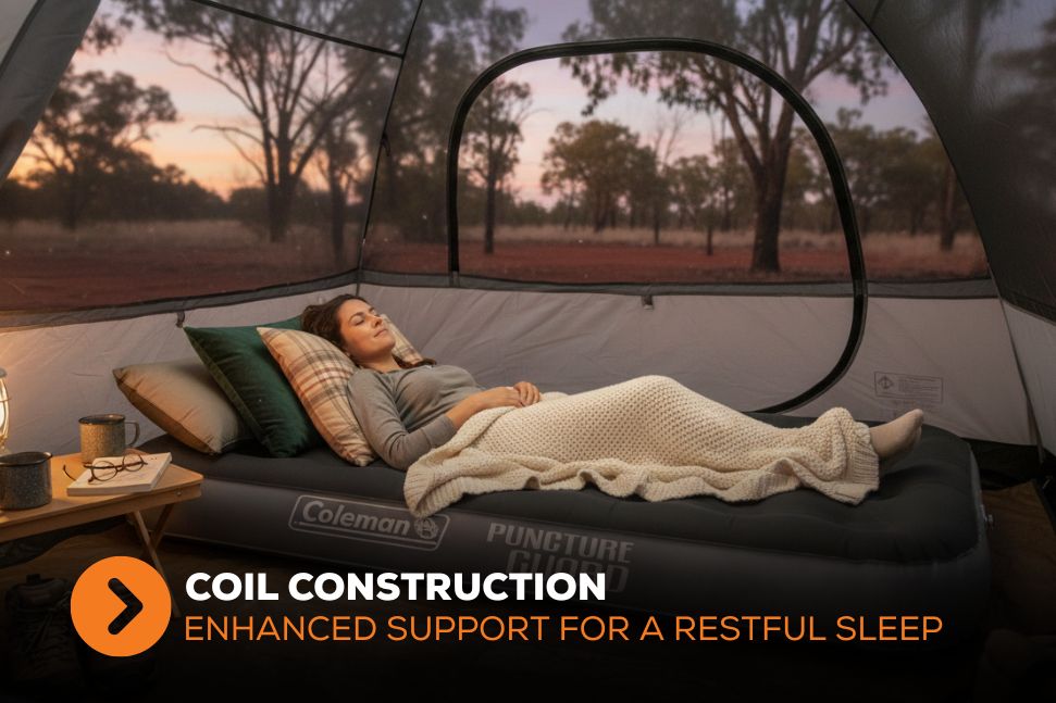 Coleman XL Single Height All Terrain Air Mattress, Puncture Guard™ Tec