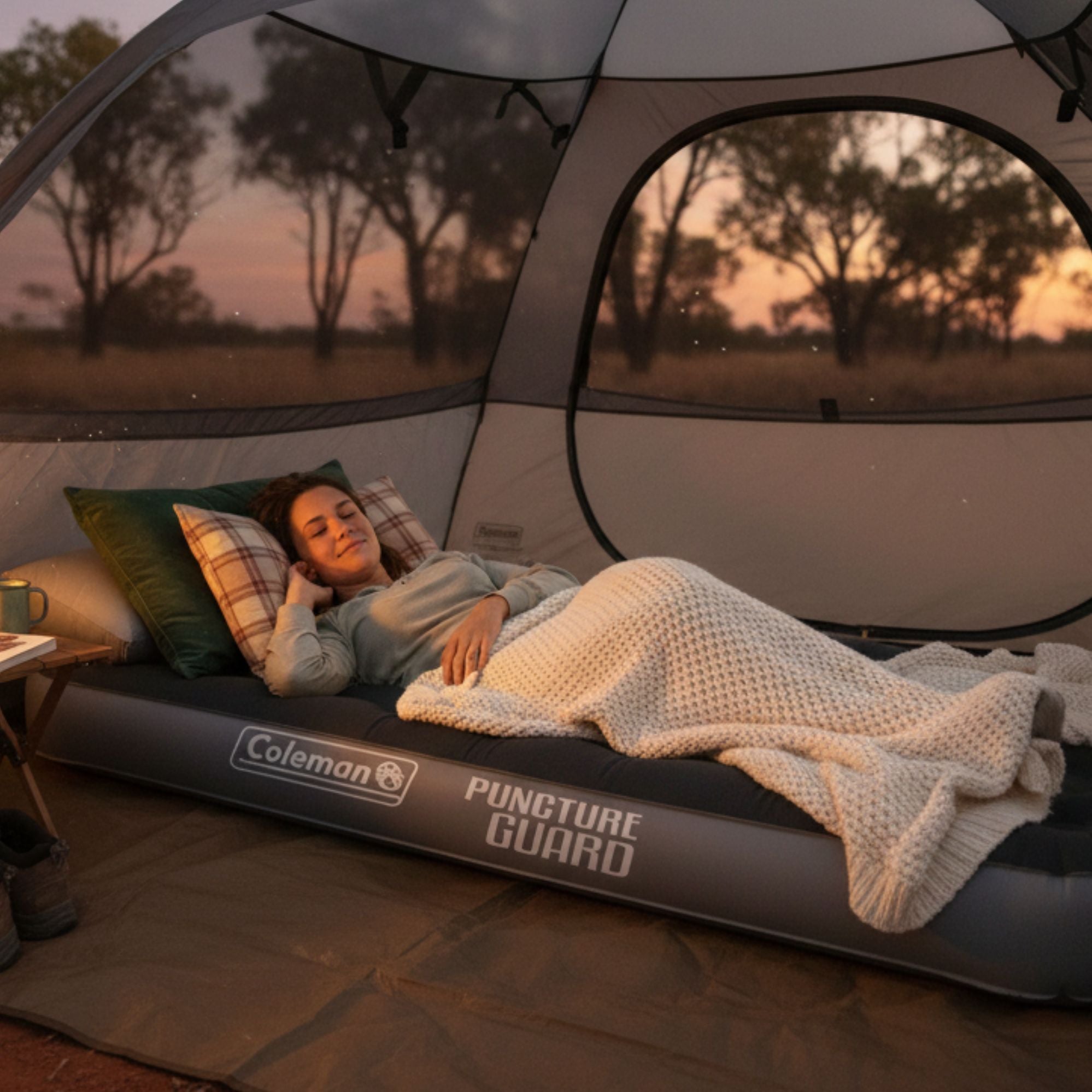 Coleman XL Single Height All Terrain Air Mattress, Puncture Guard™ Technology