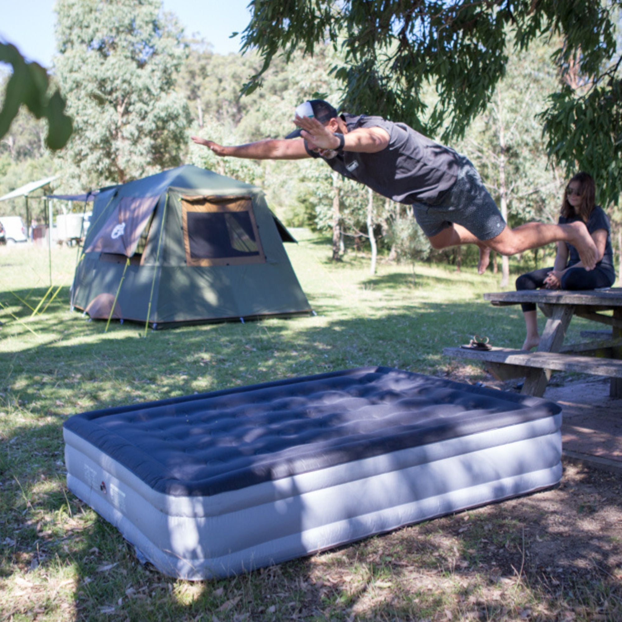Coleman Queen All Terrain Air Mattress, Puncture Guard™, Double Height