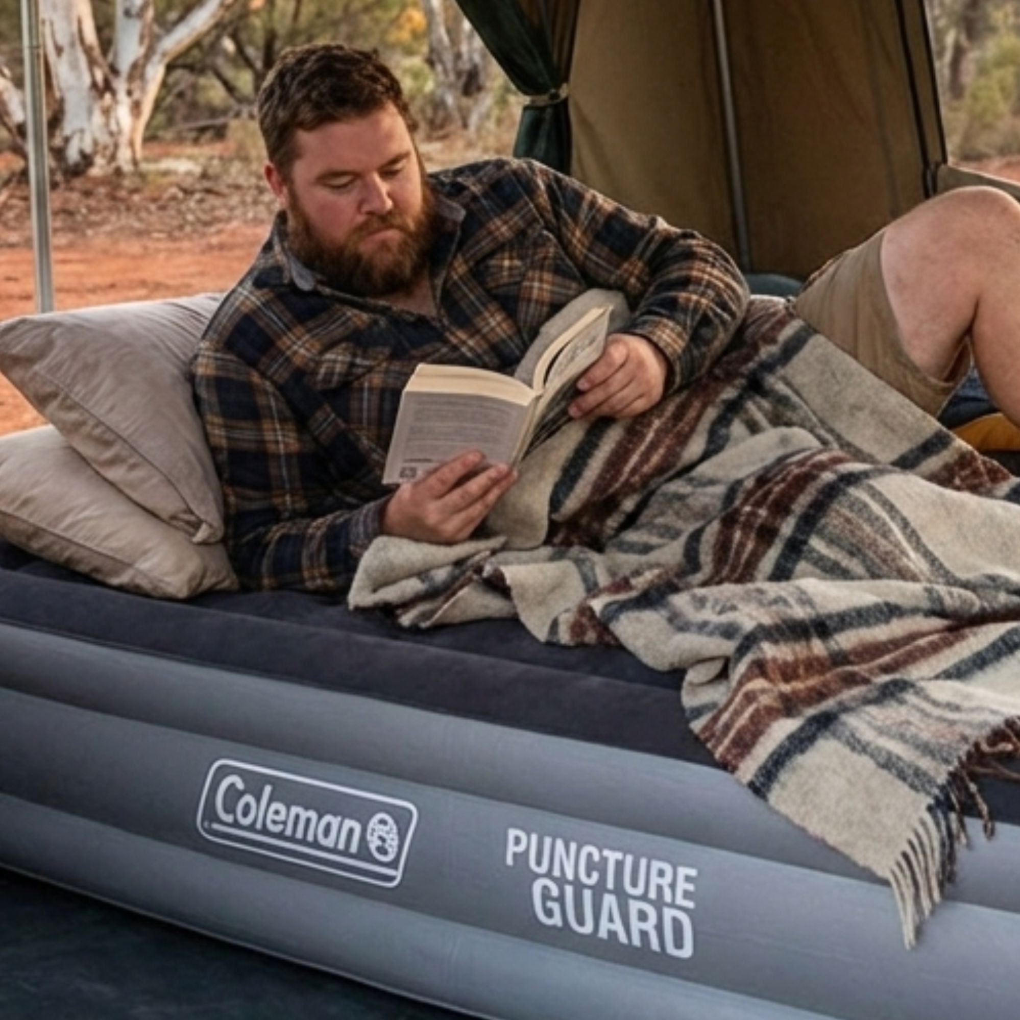 Coleman Queen All Terrain Air Mattress, Puncture Guard™, Double Height