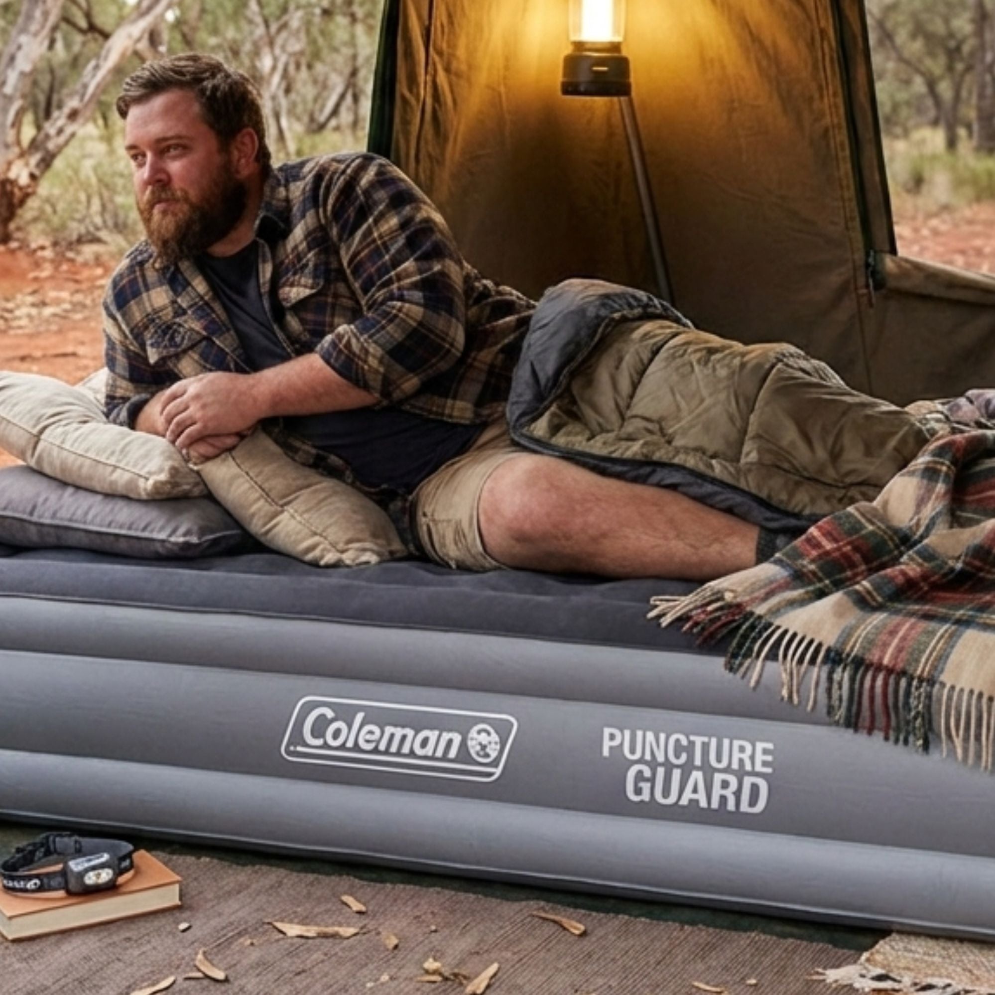 Coleman Queen All Terrain Air Mattress, Puncture Guard™, Double Height
