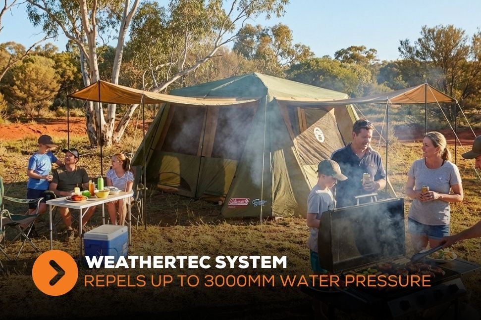 coleman instant zelt Coleman 10P Gold Series Evo Instant Up Tent, Weathertec – Wildtrak Offroad Offgrid