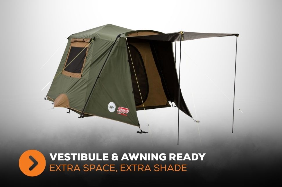 coleman instant tent 4p Coleman 4P Northstar Series Instant Up Tent, Darkroom, Weathertec – Wildtrak Offroad Offgrid
