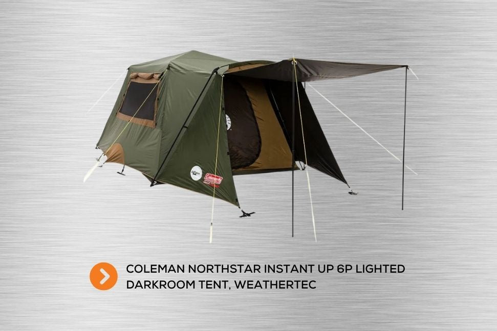 Coleman 6P Northstar Series Instant Up Tent, Darkroom, Weathertec
