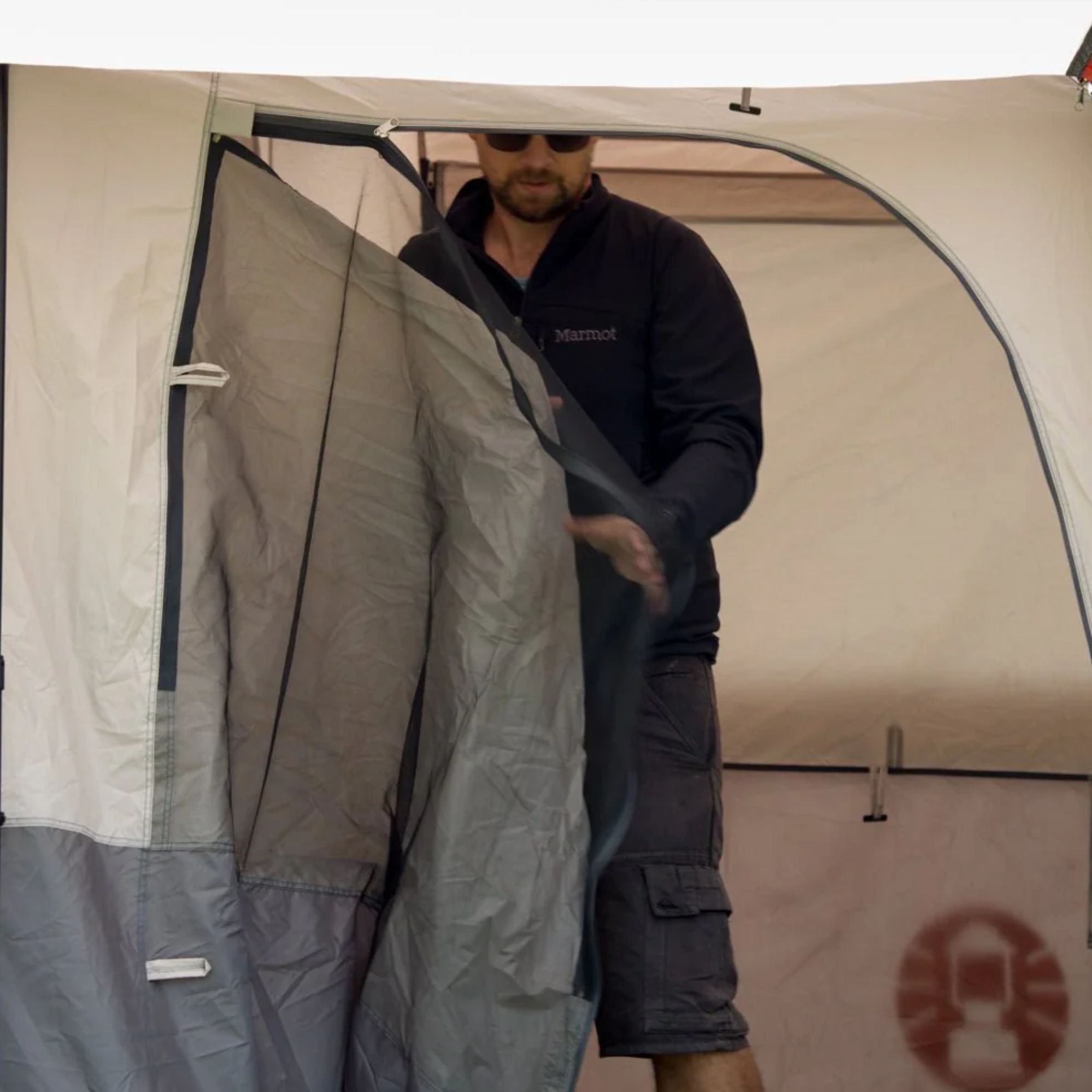 Coleman 8P Silver Series Instant Up Tent with Side Entry, Weathertec