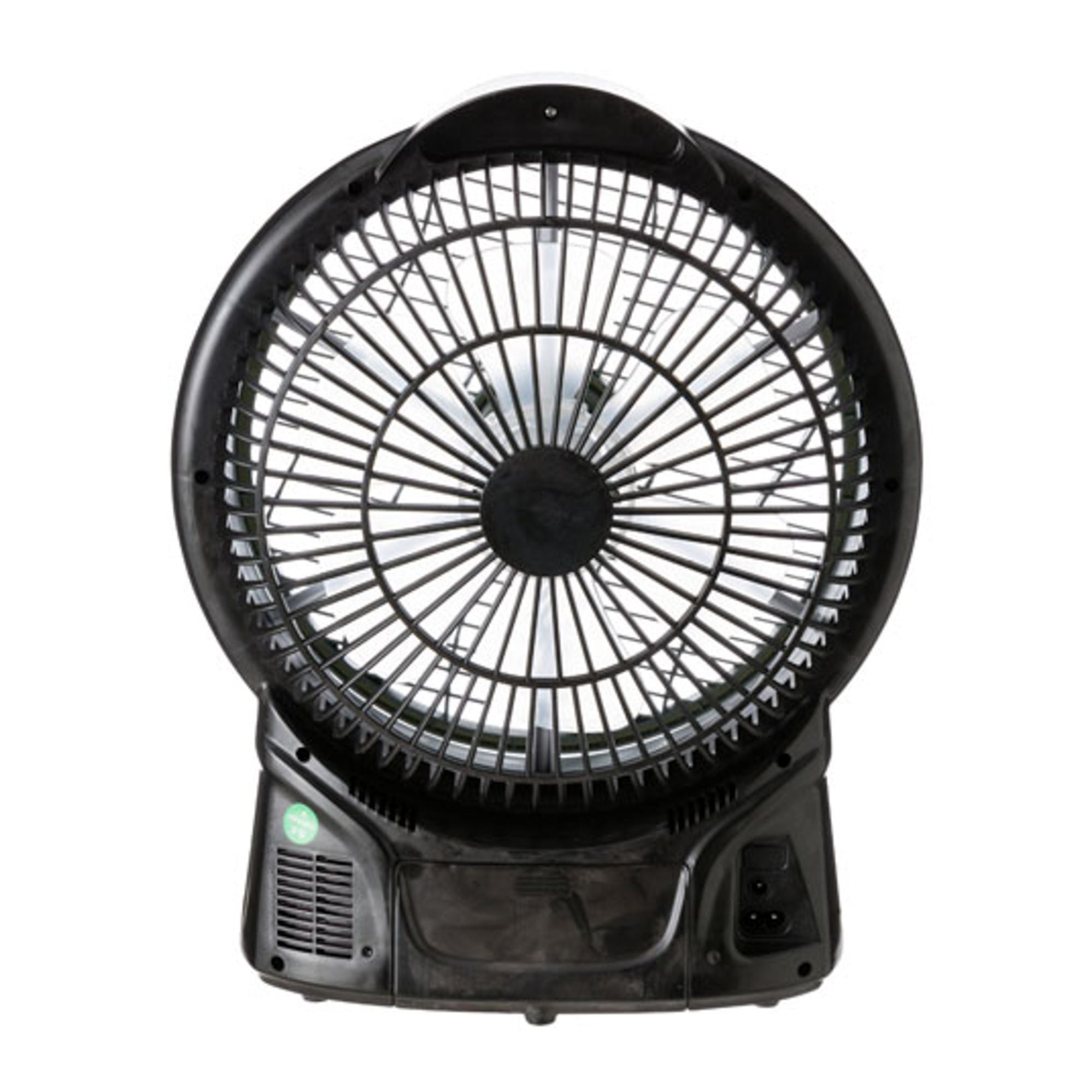 8 Inch/20cm 240V/12V Rechargeable Lithium Ion Fan with LED Lights