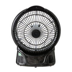 8 Inch/20cm 240V/12V Rechargeable Lithium Ion Fan with LED Lights