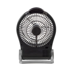 Coleman 240V Rechargeable Lithium Ion Fan with LED Lights 6”/15cm