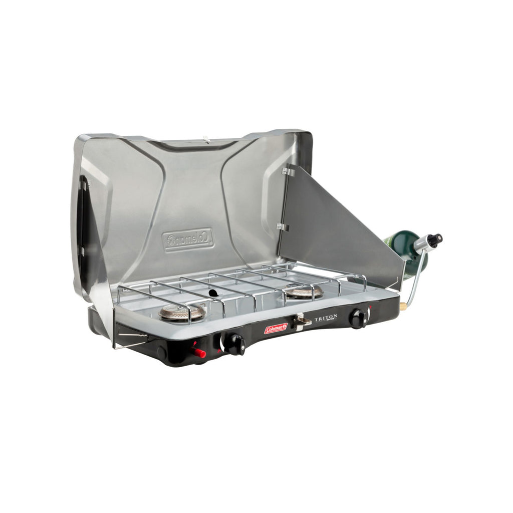 Coleman Triton Instastart 2-Burner Stove, Perfect Heat Tecnology, 22000 BTUs