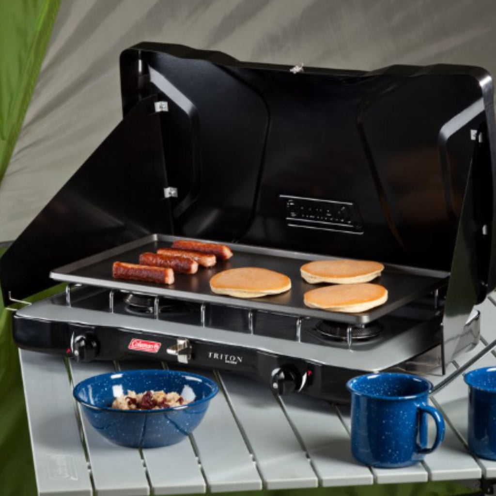 Coleman Triton Instastart 2-Burner Stove, Perfect Heat Tecnology, 22000 BTUs
