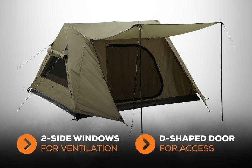 coleman instant swagger 3p tent Coleman 3P Swagger Series XL Tent, Weathertec System – Wildtrak Offroad Offgrid