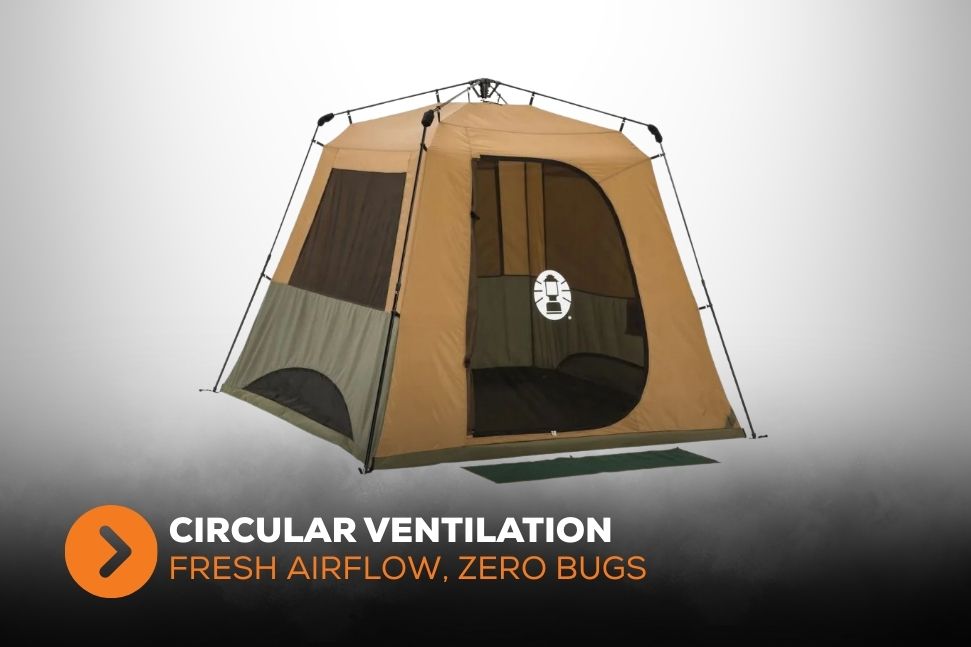 coleman instant up tent Coleman 4P Gold Series Evo Instant Up Tent, Weathertec – Wildtrak Offroad Offgrid
