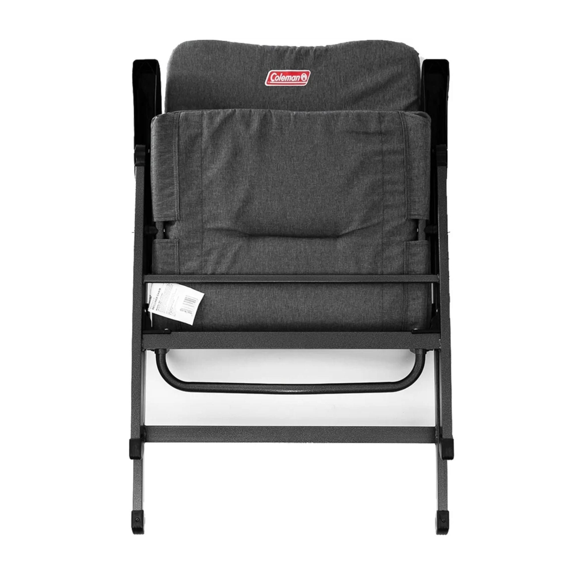Coleman Pioneer Heather Flat Fold 8-Position Reclining Wide Camping Chair