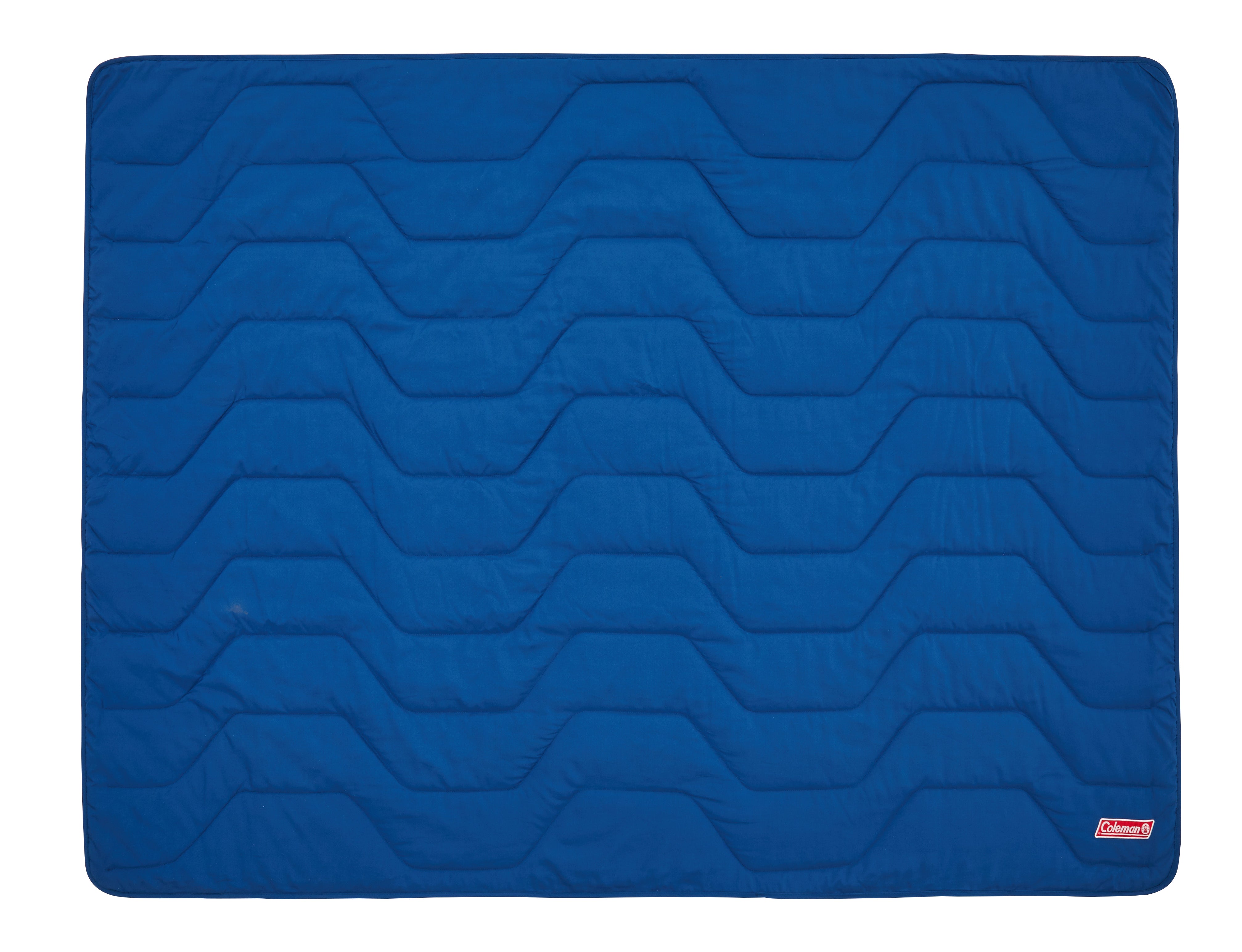 Coleman™ Plush Blanket, Quilt Construction, 180T Brushed Polyester Shell, Coletherm™ Hollow Polyester Filling, Temp Rating: 5°C, 153 x 66cm