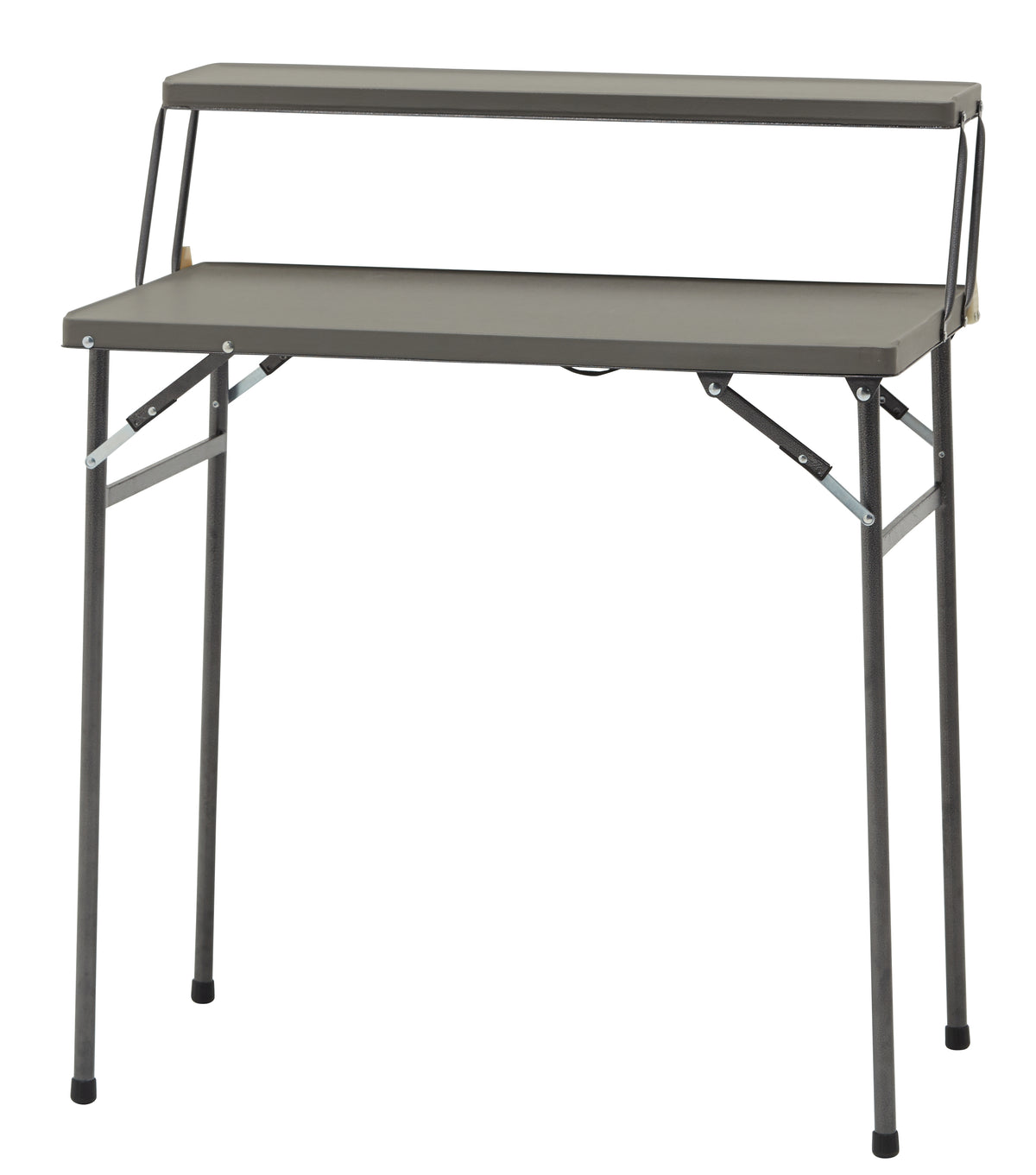Camp Kitchen Table, Fold Flat, Lightweight, Vacuum Moulded, Waterproof, UV-Protected, Carry Bag with Strap