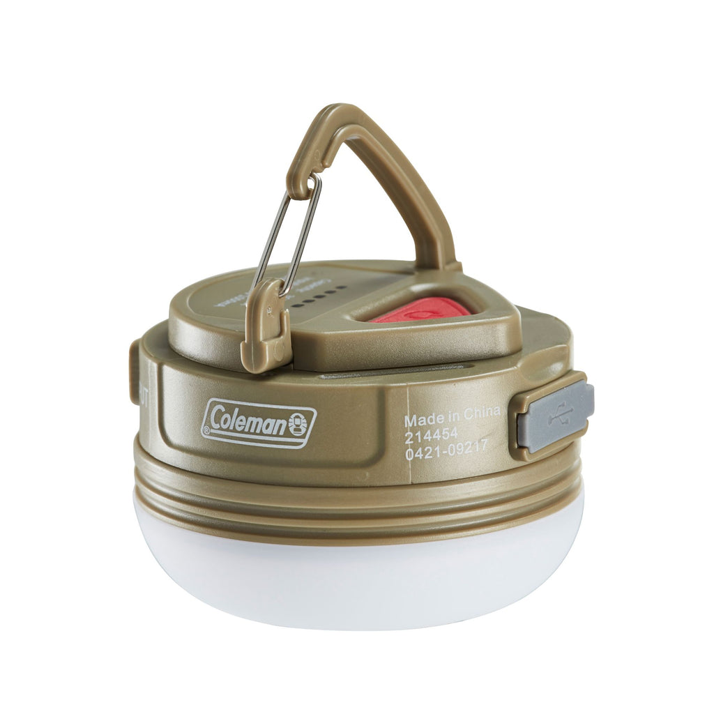 Coleman 250 Lumens Swagger Lantern, Rechargeable Lithium Ion, Water Resistant