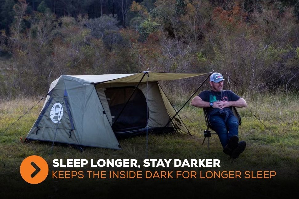darkroom technology tent Coleman 3P Swagger Series Darkroom Technology XL Tent, Weathertec – Wildtrak Offroad Offgrid