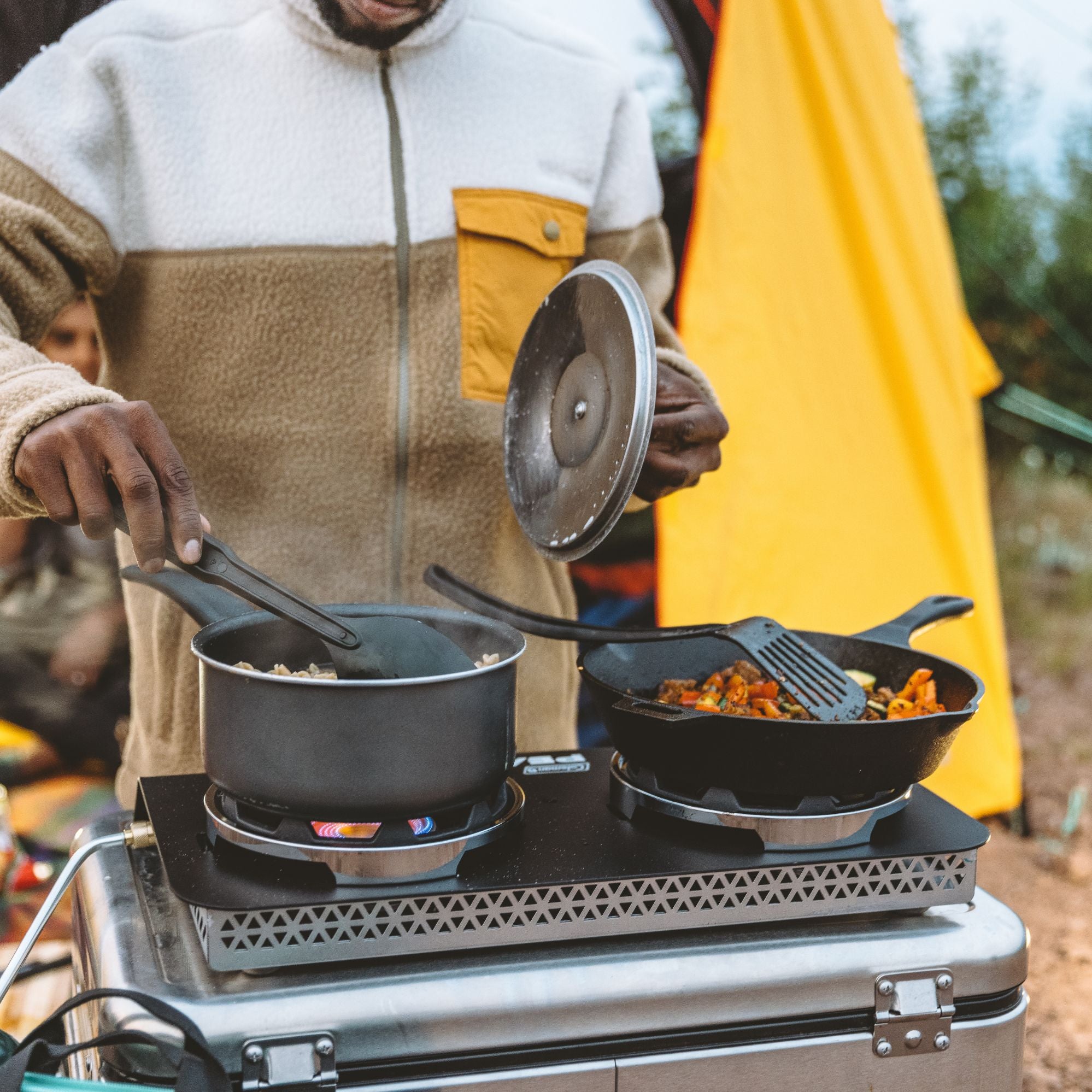 Coleman PEAK1™ 2-Burner Camping Stove, Portable, Even Cooking
