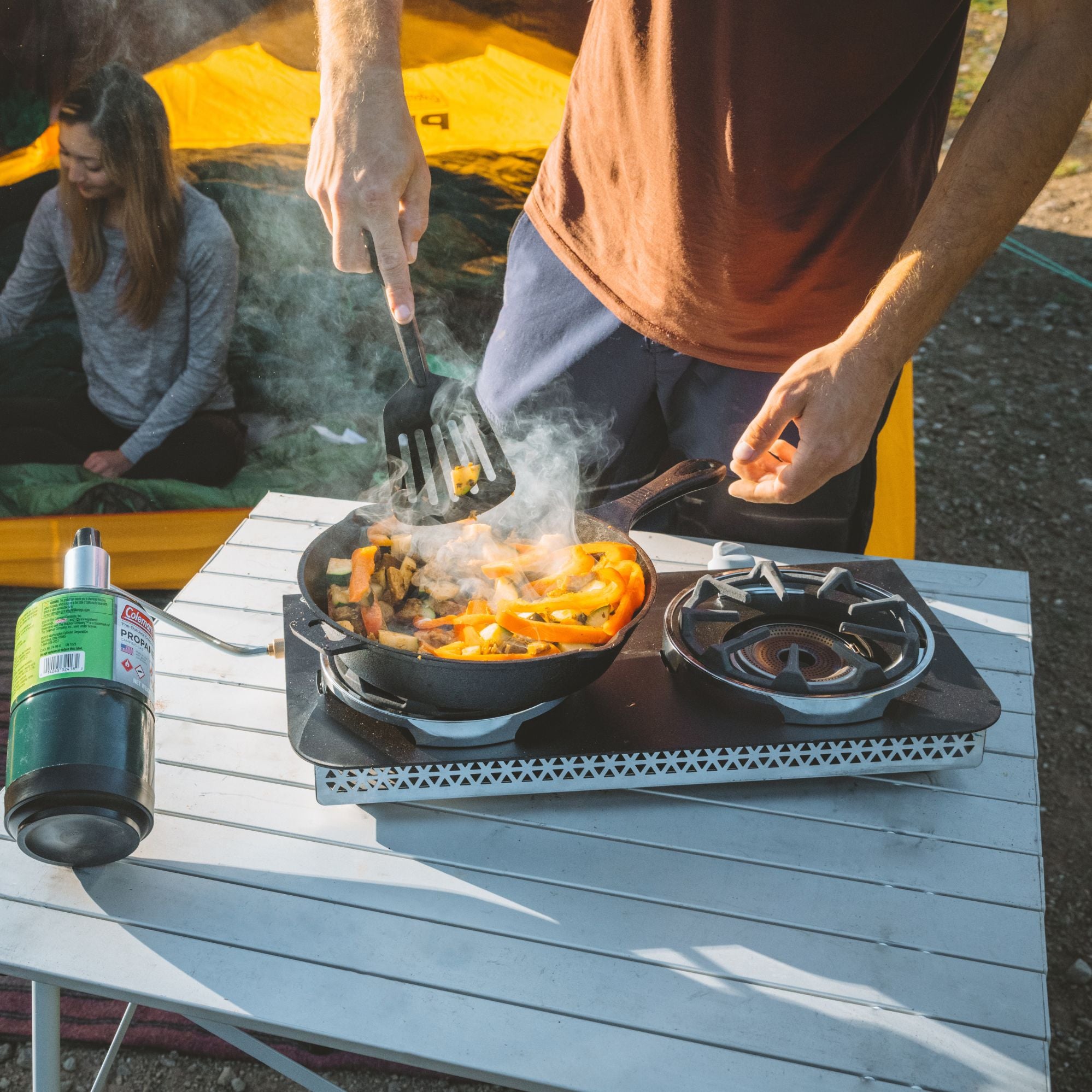 Coleman PEAK1™ 2-Burner Camping Stove, Portable, Even Cooking