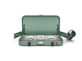 Coleman Cascade 222 2-Burner Portable Camping Stove with Wind Guards, 22000 BTUs