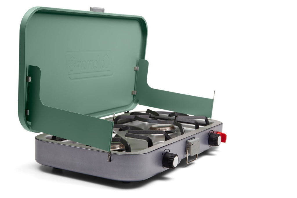 Coleman Cascade 3-in-1 Portable Camping Stove with Wind Guards, 24000 BTUs