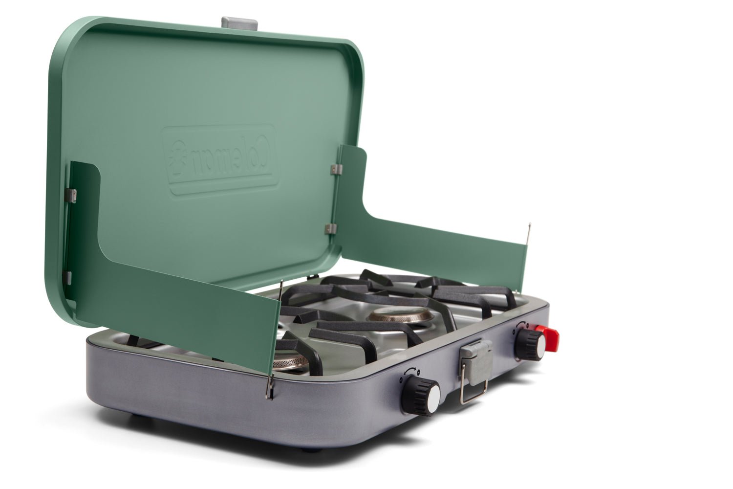 Coleman Cascade 3-in-1 Portable Camping Stove with Wind Guards, 24000 BTUs