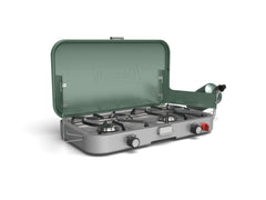 Cascade™ 3-in-1 Camping Stove, Portable, Easy to Clean, Durable, Improved Control, 24000 BTUs, Wind Guards