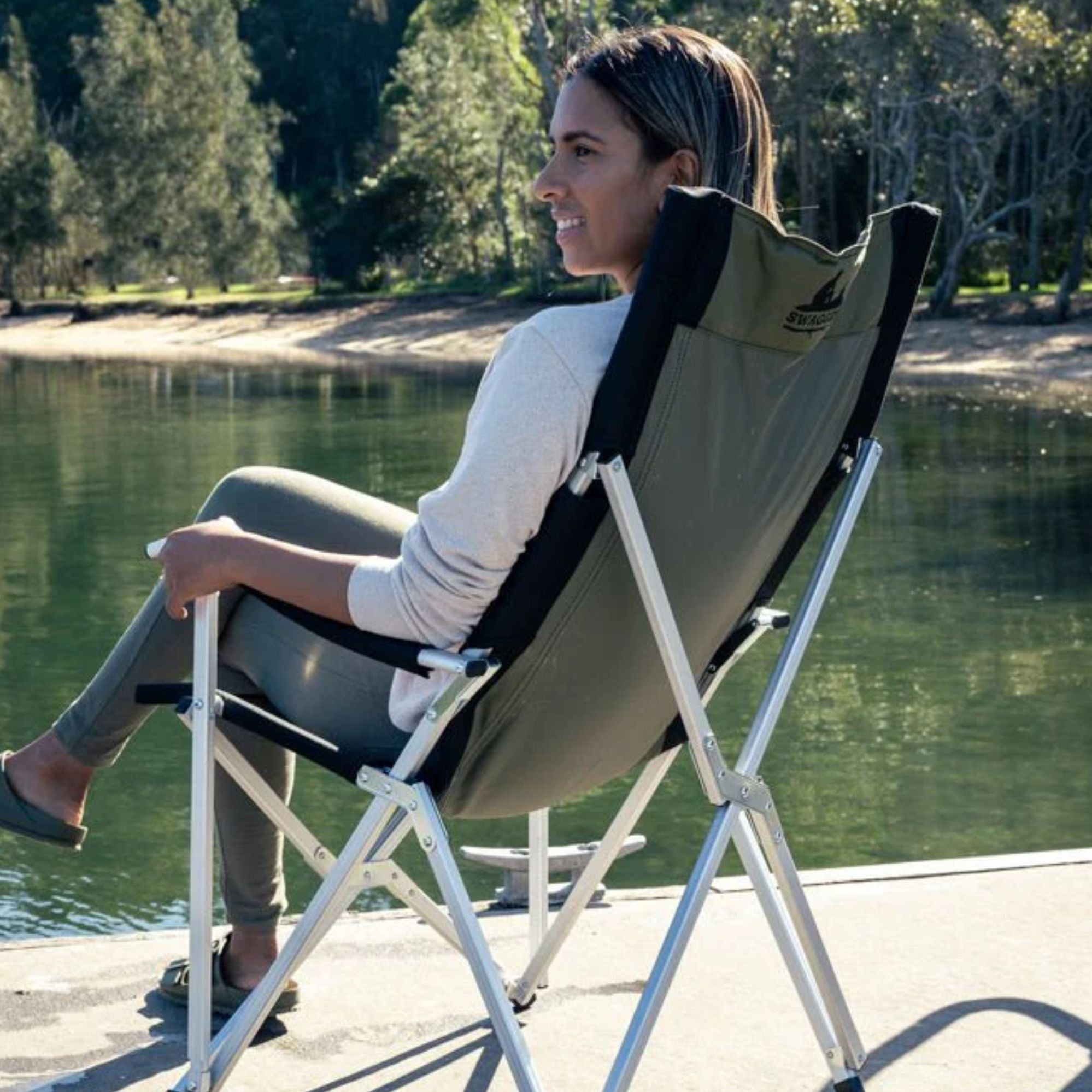 Coleman Swagger Aluminium Sling Camping Outdoor Chair – Wildtrak