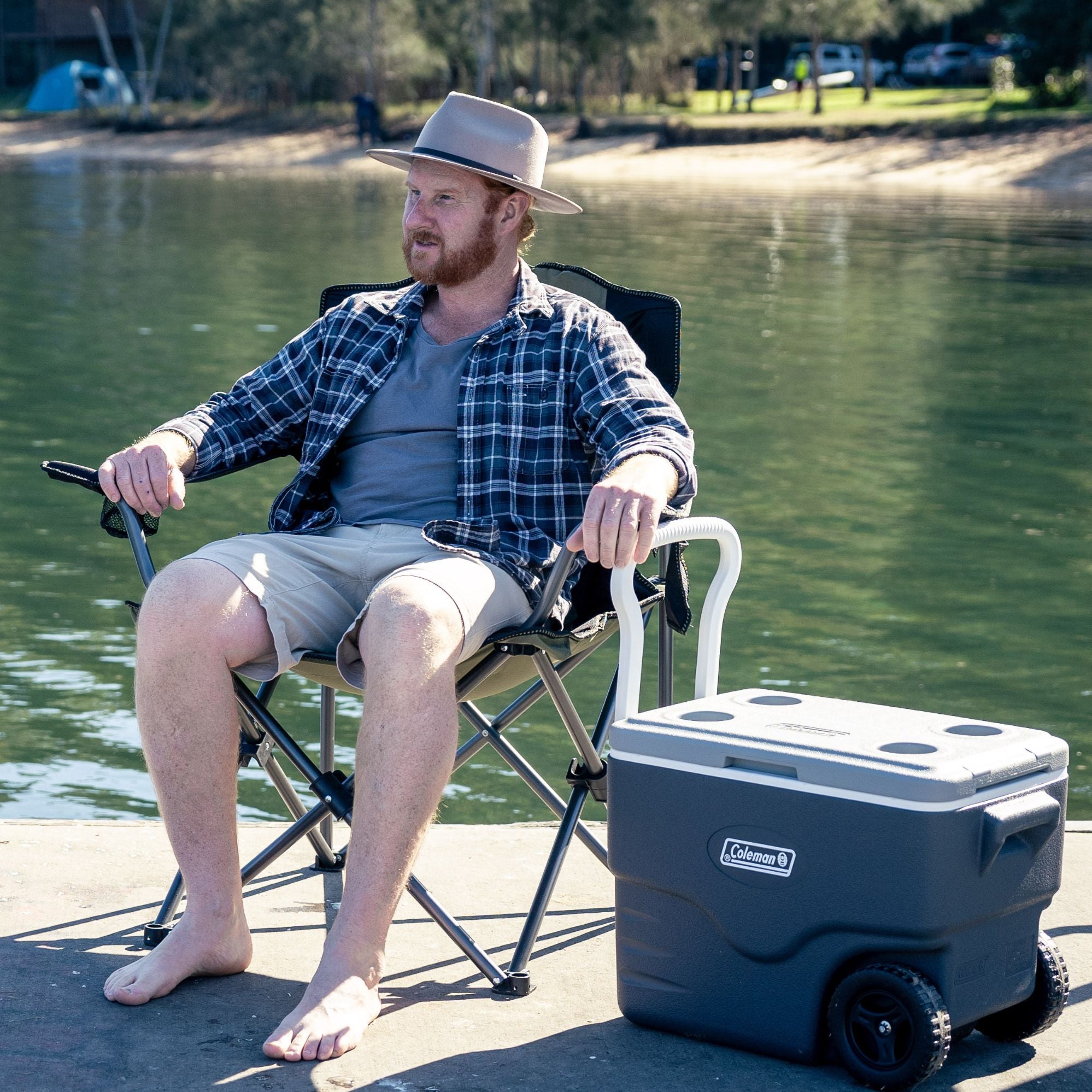 Coleman 38L Extreme Cooler with Heavy-duty Wheels & Towing Handle