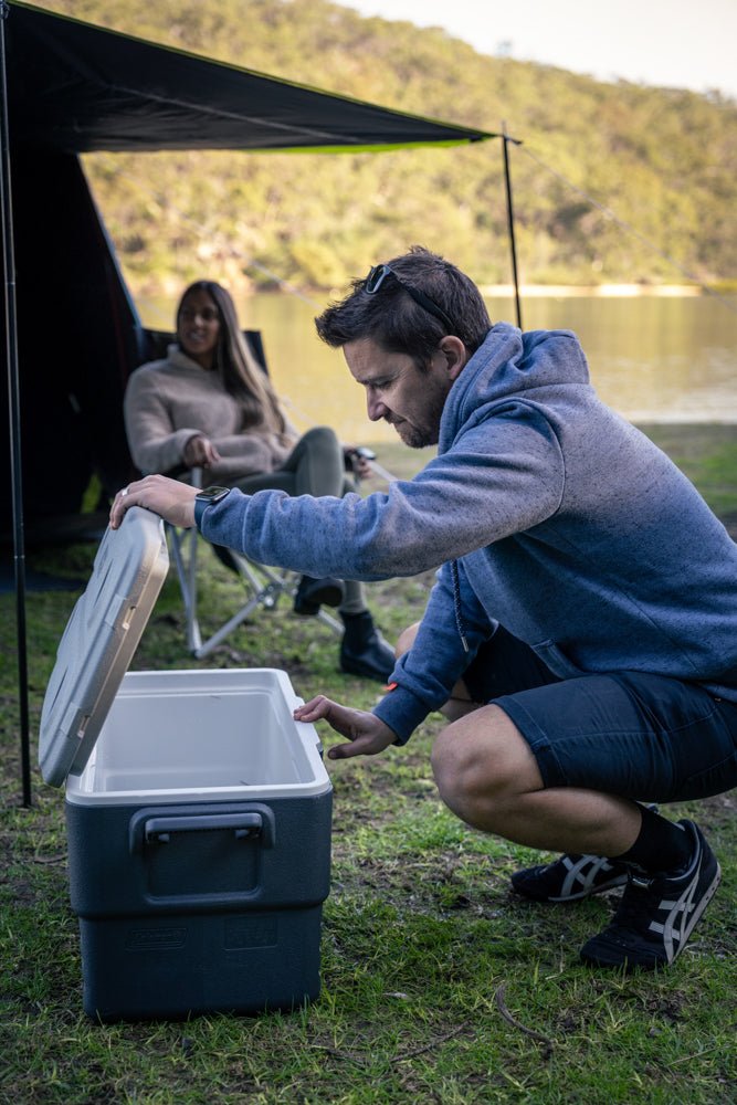 Extreme Cooler 44L Grey Chest Style cooler with Heavy Duty Carry Handles