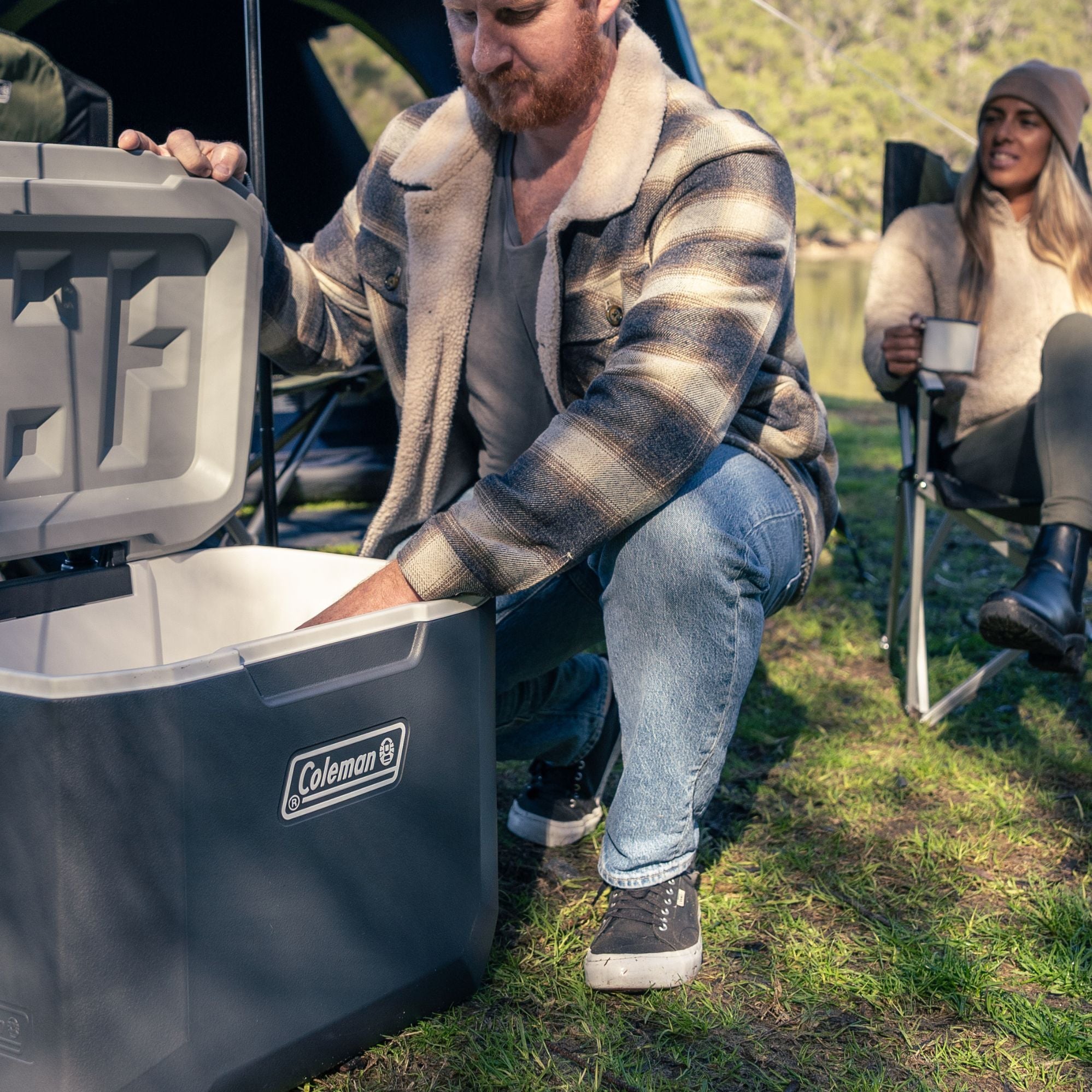 Coleman 57L Daintree Cooler with Heavy-duty Wheels & Towing Handle