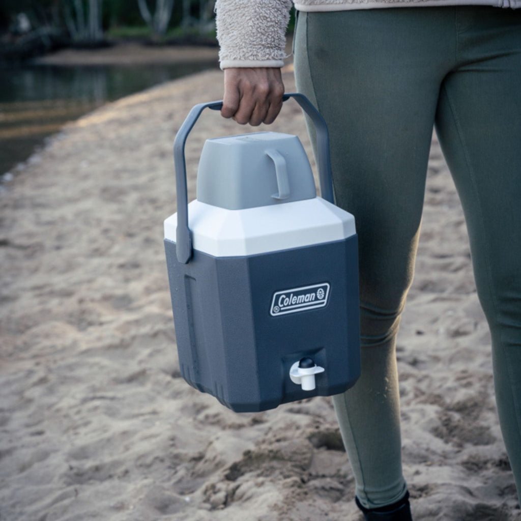 Coleman Extreme Cooler Jug with Carry Handle Drinking Cup Cap & Tap 5.5L