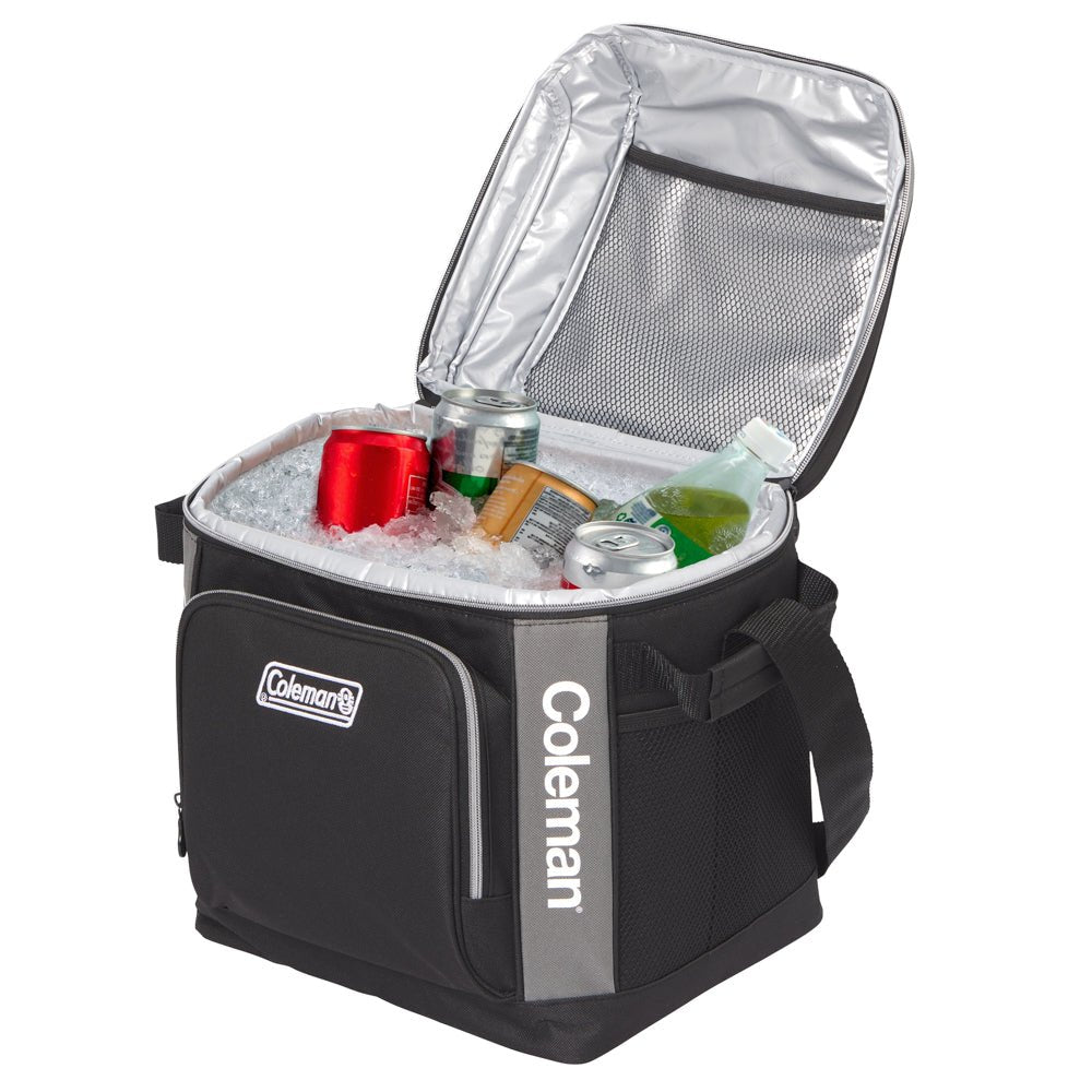 30 Can Templock Insulation Zipped Pocket Soft Cooler Bag with Carry Strap