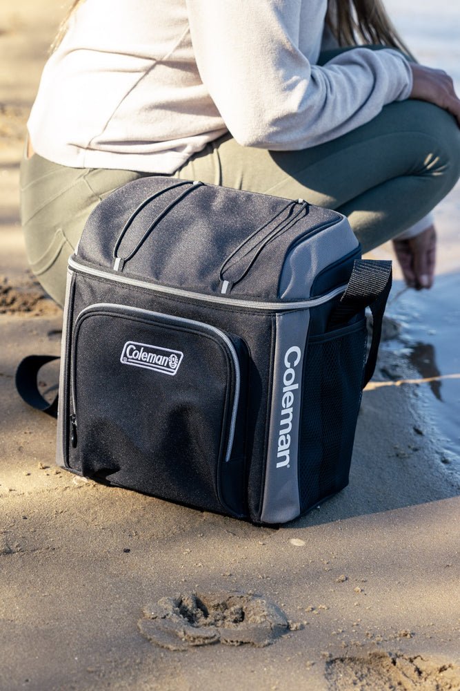 30 Can Templock Insulation Zipped Pocket Soft Cooler Bag with Carry Strap