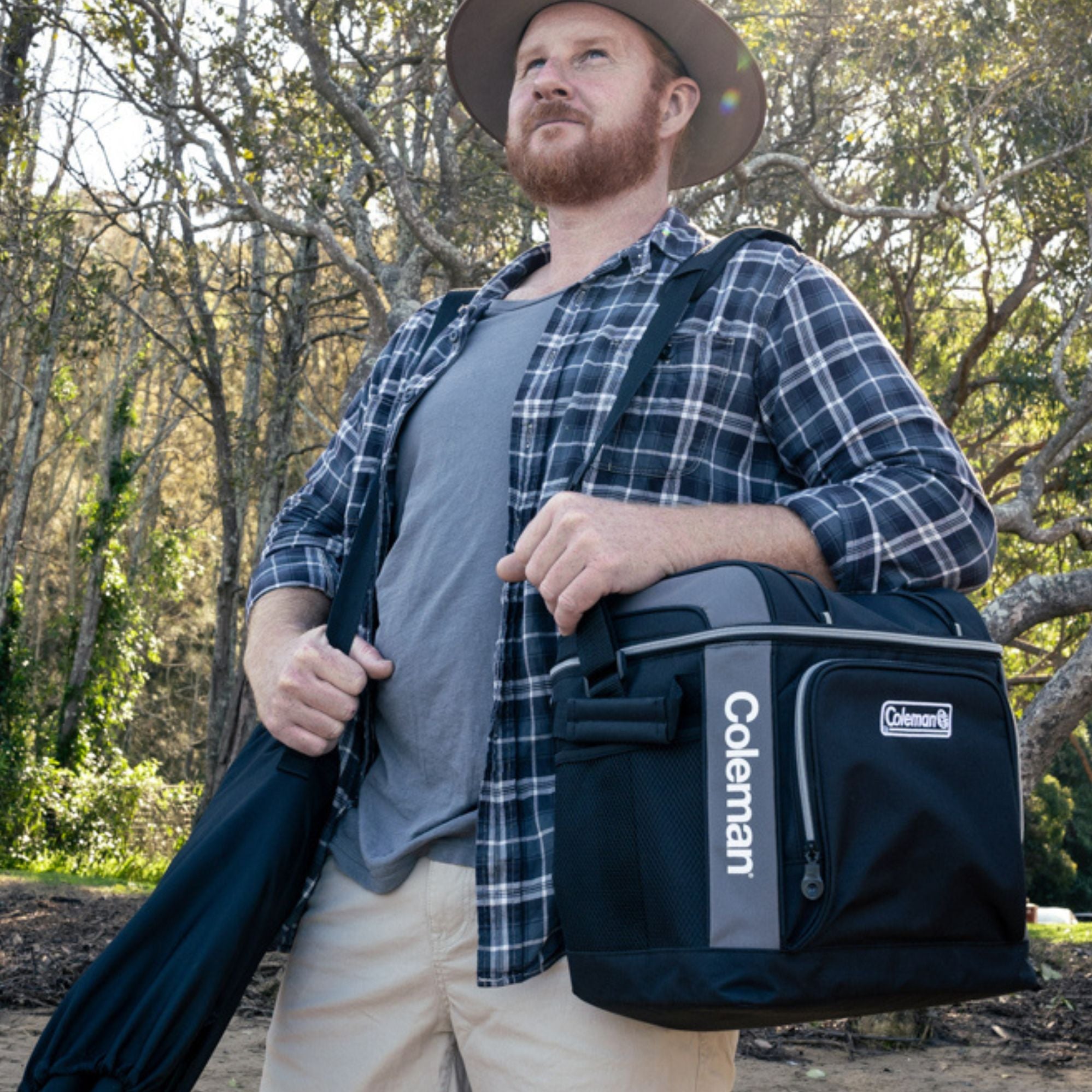 Coleman 30 Can Soft Cooler Bag with Carry Strap, Templock Insulation