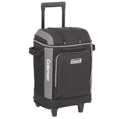 Coleman™ 42 Can Templock Insulation Zipped Pocket Wheeled Soft Cooler Bag with Retractable Towing Handle