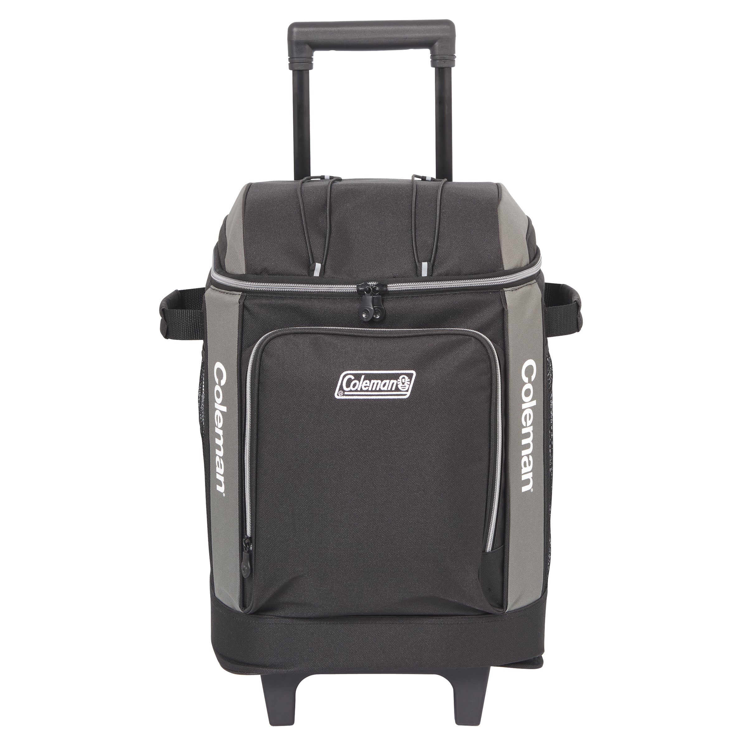 Coleman™ 42 Can Templock Insulation Zipped Pocket Wheeled Soft Cooler Bag with Retractable Towing Handle