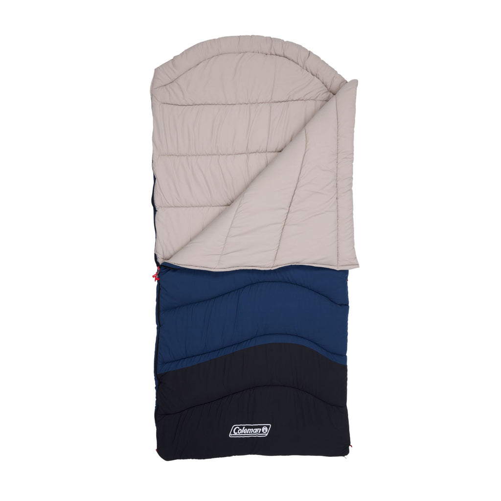 Coleman Mudgee C-3 Tall Warm Hooded Sleeping Bag, -3°C Rated