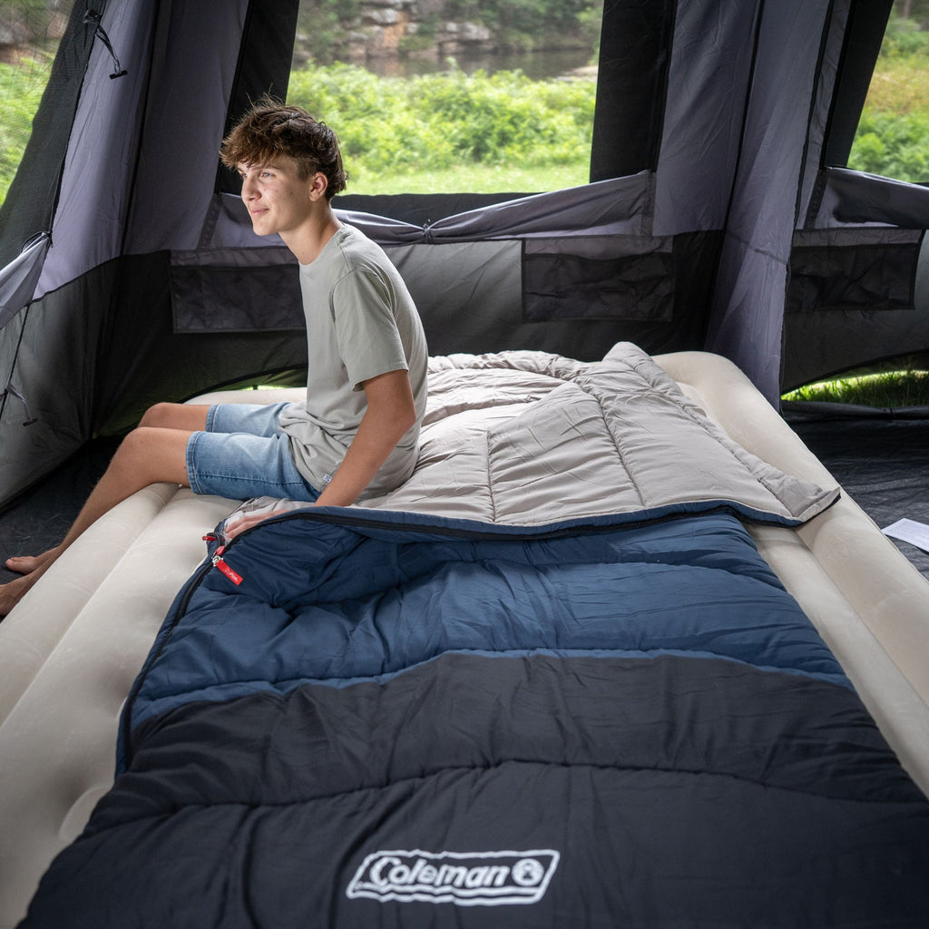 Coleman Mudgee C-3 Tall Warm Hooded Sleeping Bag, -3°C Rated