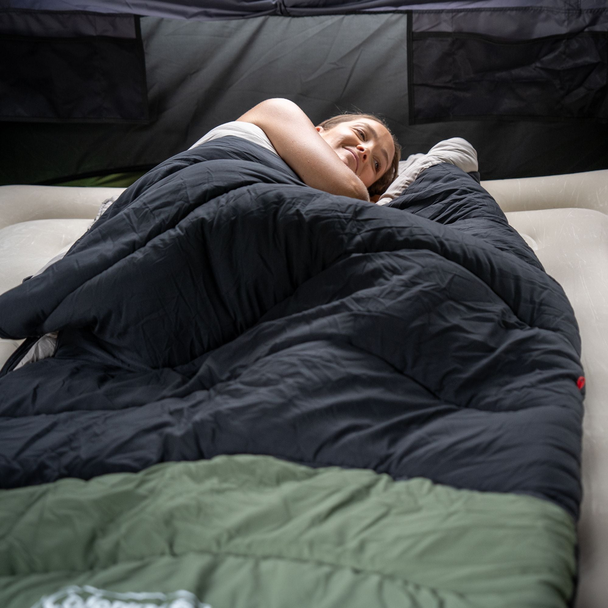 Coleman Mudgee Tall Lightweight Hooded Sleeping Bag, +5°C Rated