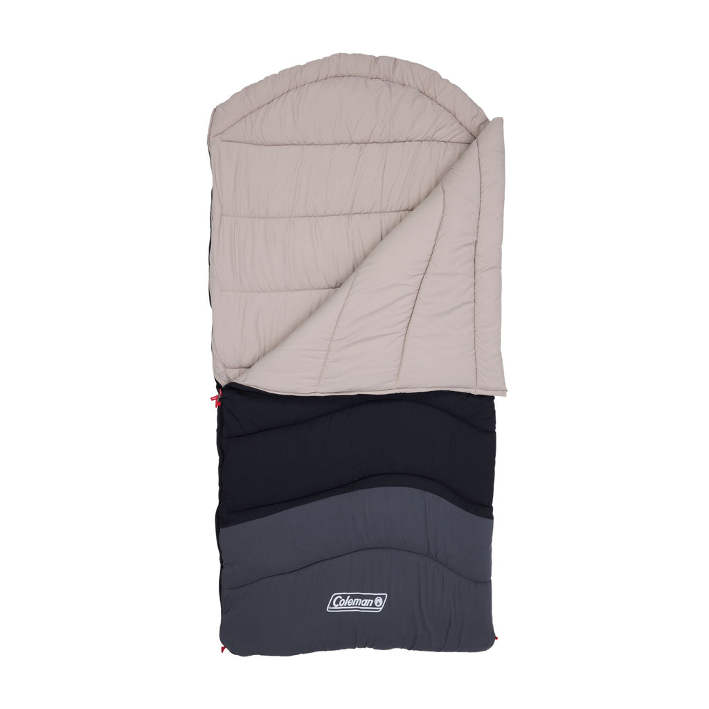 Coleman Mudgee C-0 Tall Warm Hooded Sleeping Bag, 0°C Rated