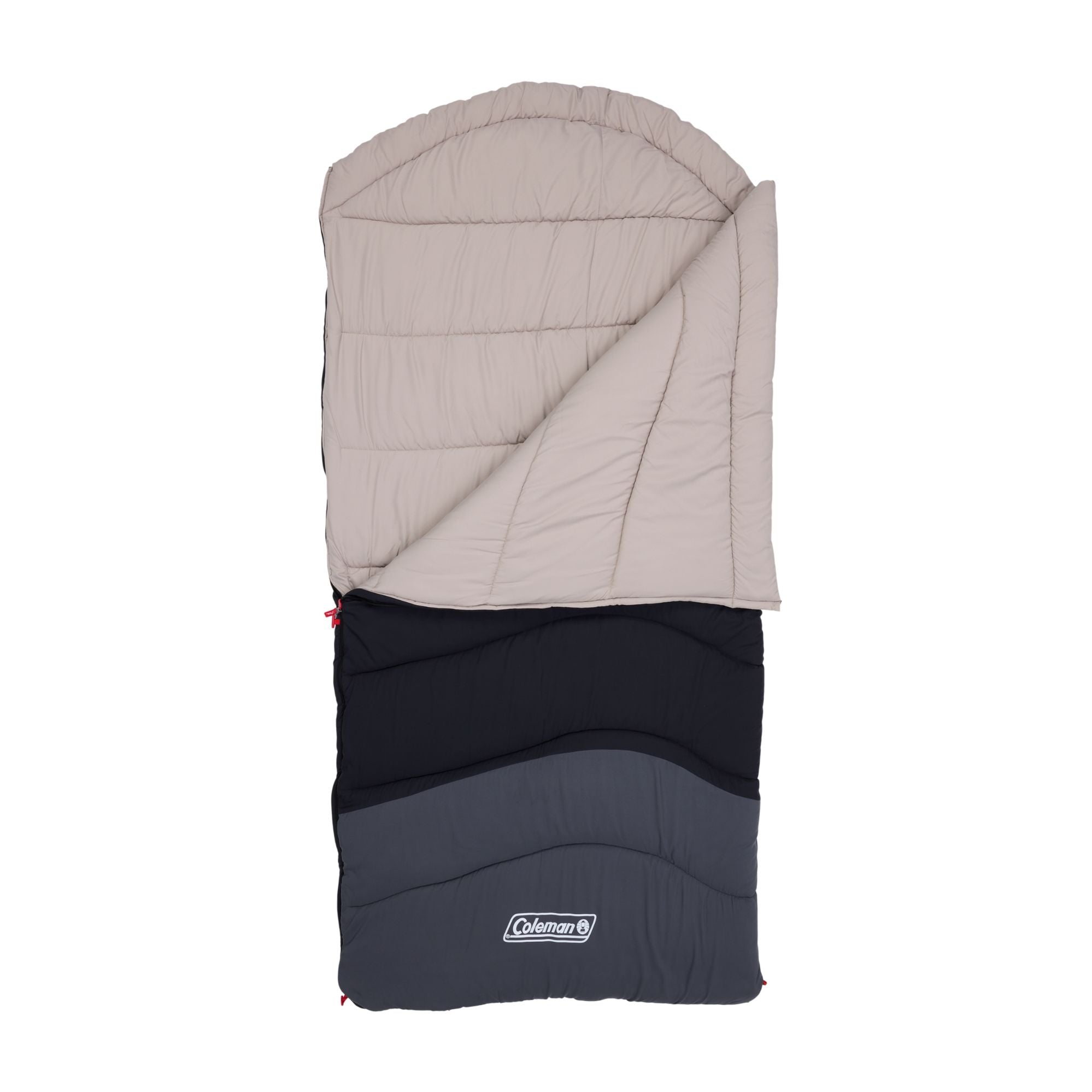 Coleman Mudgee C-0 Tall Warm Hooded Sleeping Bag, 0°C Rated