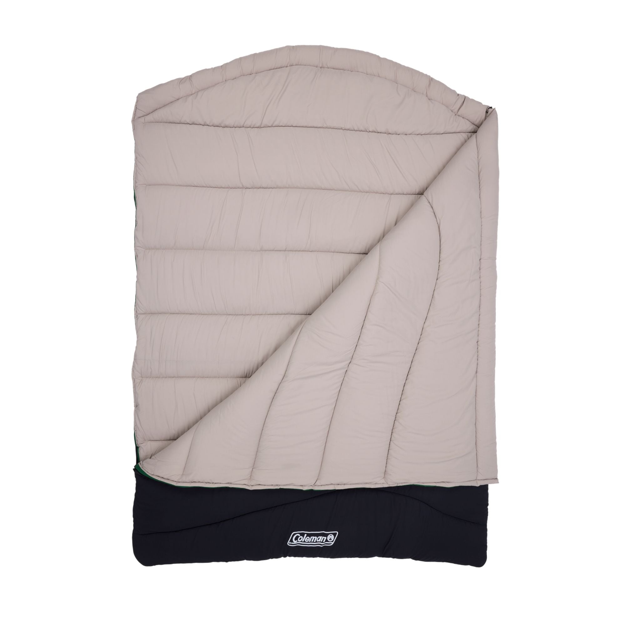 Coleman Mudgee C-3 Warm Hooded Double Sleeping Bag, -3°C Rated