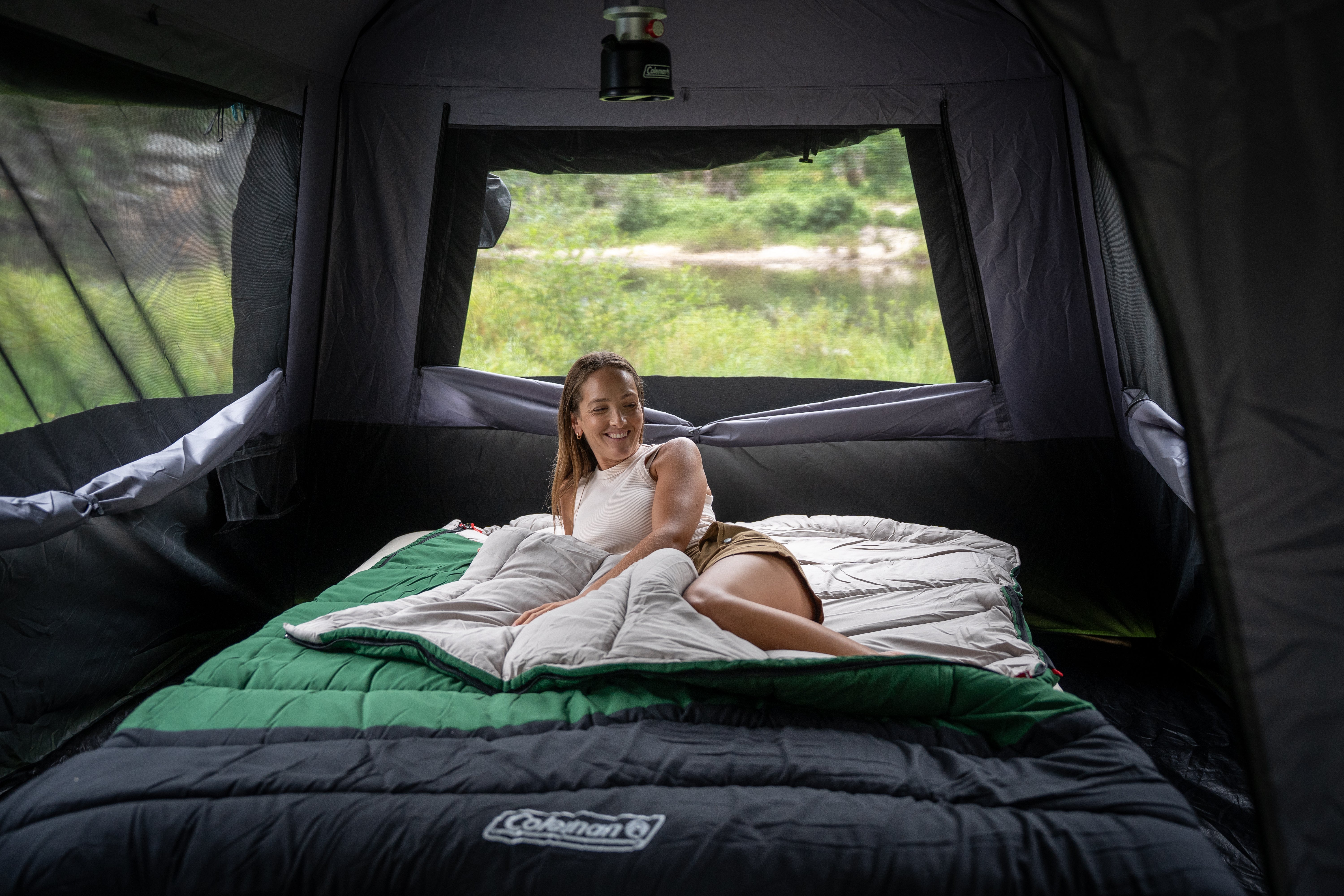 Mudgee C-3 Double Sleeping Bag | -3°C Rated | Warm Hooded Sleeping Bag for Two – Perfect for Camping & Outdoor Adventures