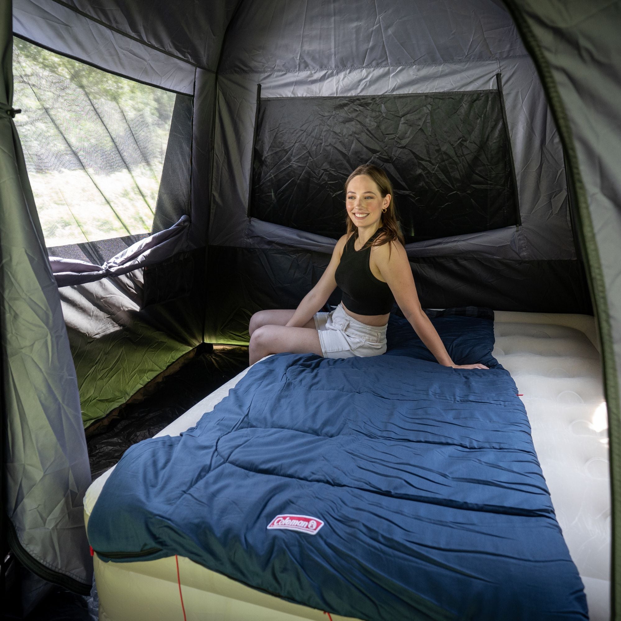 Coleman Pilbara -5C Tall Warm Blue Sleeping Bag, -5°C Rated