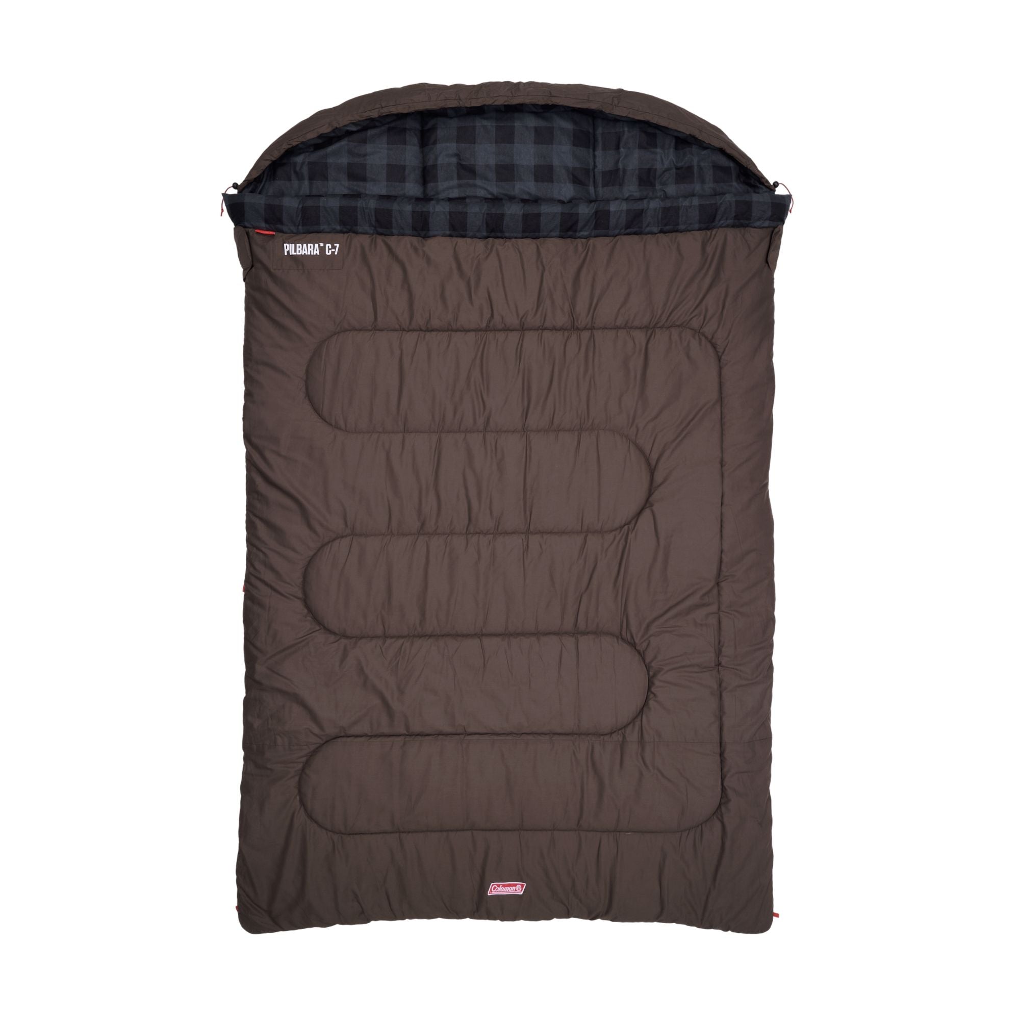 Coleman Pilbara C-7 Double Wide Hooded Sleeping Bag, -7°C Rated