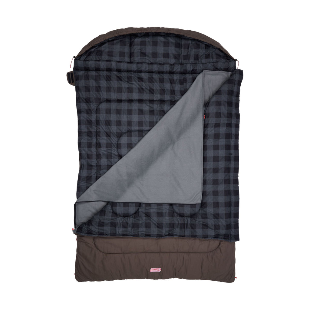 Coleman Pilbara C-7 Double Wide Hooded Sleeping Bag, -7°C Rated